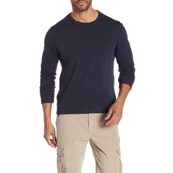 Michael Bastian Other - Michael Bastian French Terry Pullover Sweater Navy